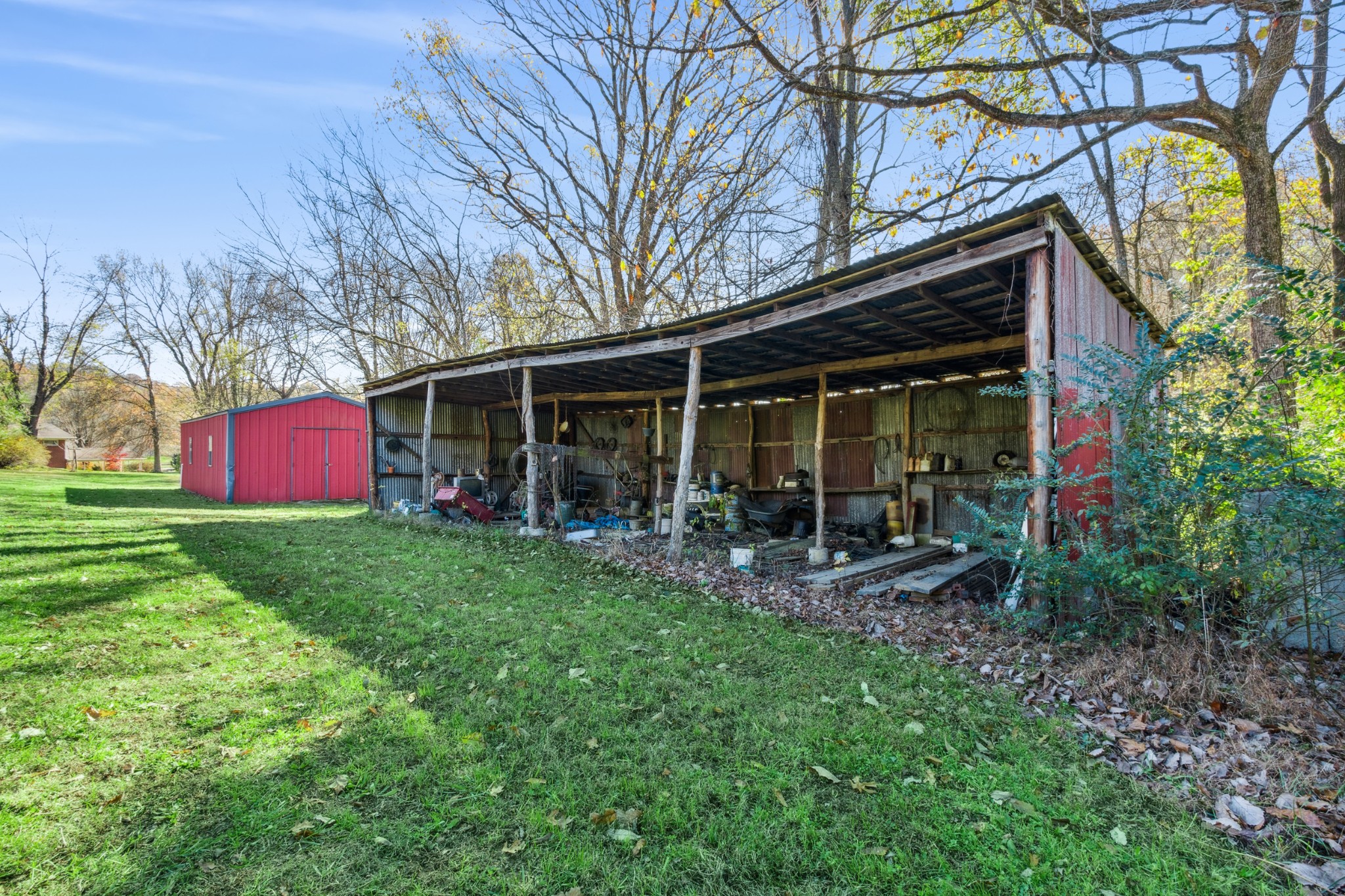 2621 Knob Creek Road Columbia, TN 38401 - Photo 6 of 9 a view of backyard with patio and outdoor seating