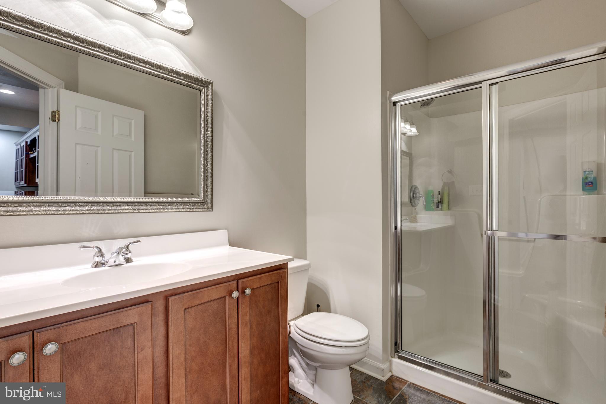 2995 Sams Creek Road New Windsor, MD 21776 - Photo 94 of 126 a bathroom with a sink and a mirror