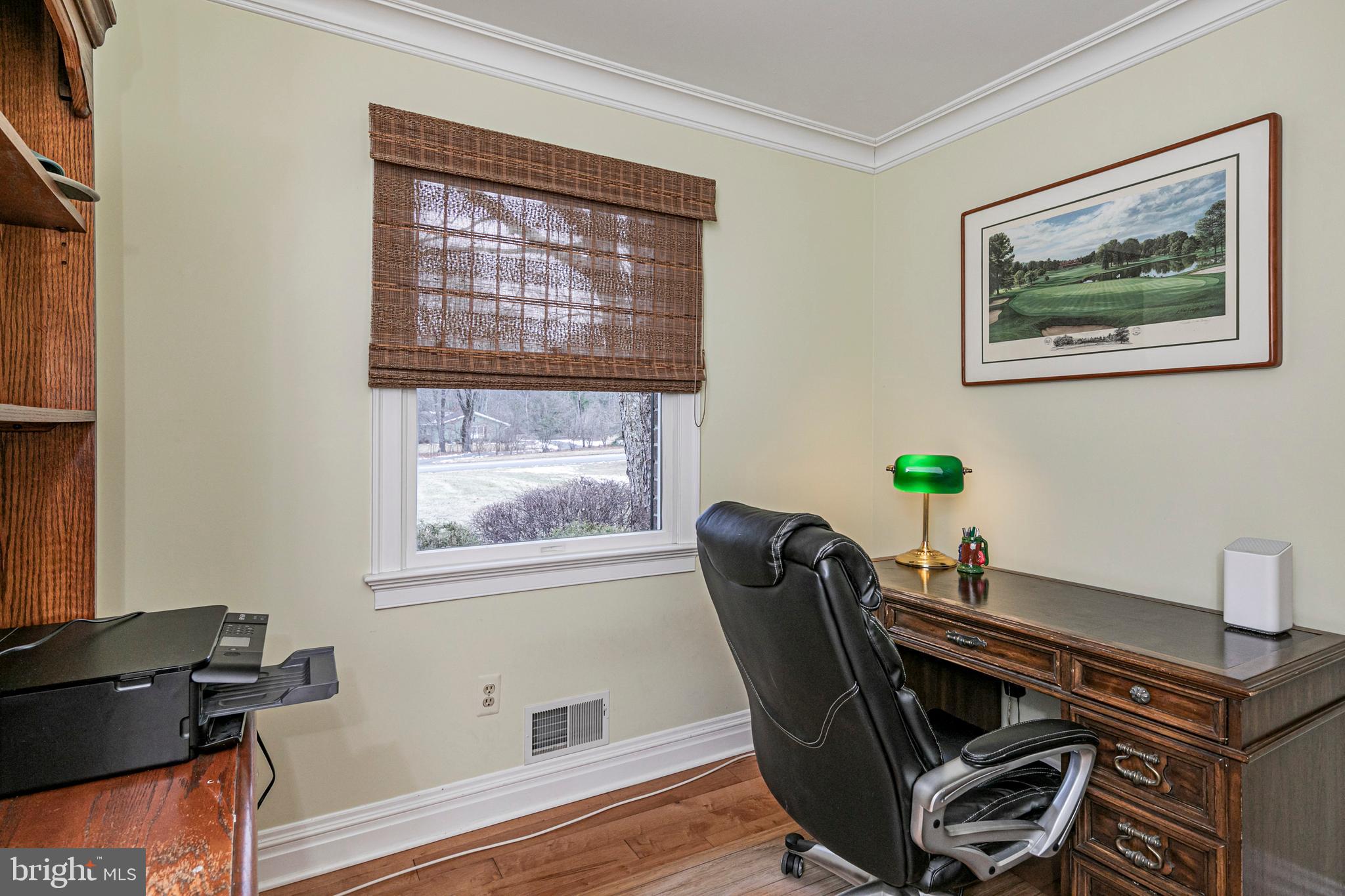 6 Nelson Ridge Road Princeton, NJ 08540 - Photo 21 of 41 a view of a workspace with furniture and a window