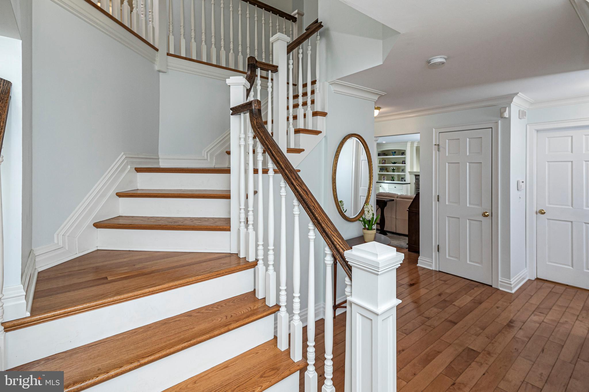 6 Nelson Ridge Road Princeton, NJ 08540 - Photo 23 of 41 a view of entryway and hall with wooden floor