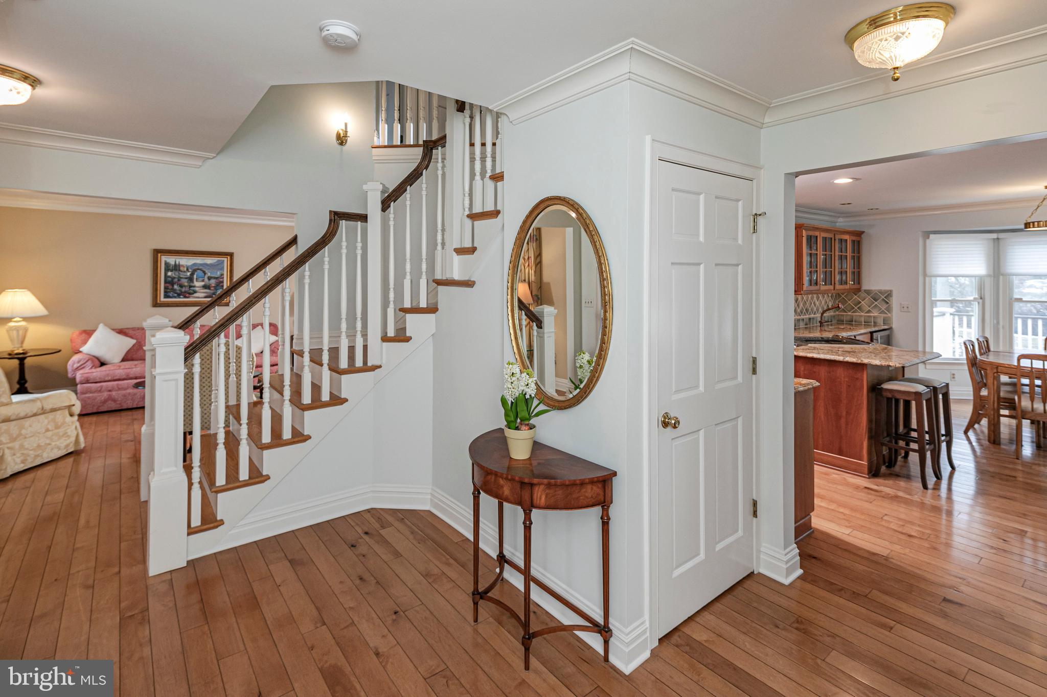 6 Nelson Ridge Road Princeton, NJ 08540 - Photo 5 of 41 a view of entryway and hall with wooden floor