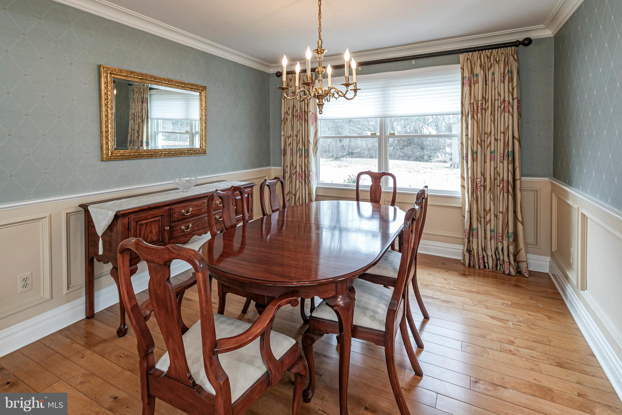 6 Nelson Ridge Road Princeton, NJ 08540 - Photo 9 of 41 a view of a dining room with furniture window and wooden floor