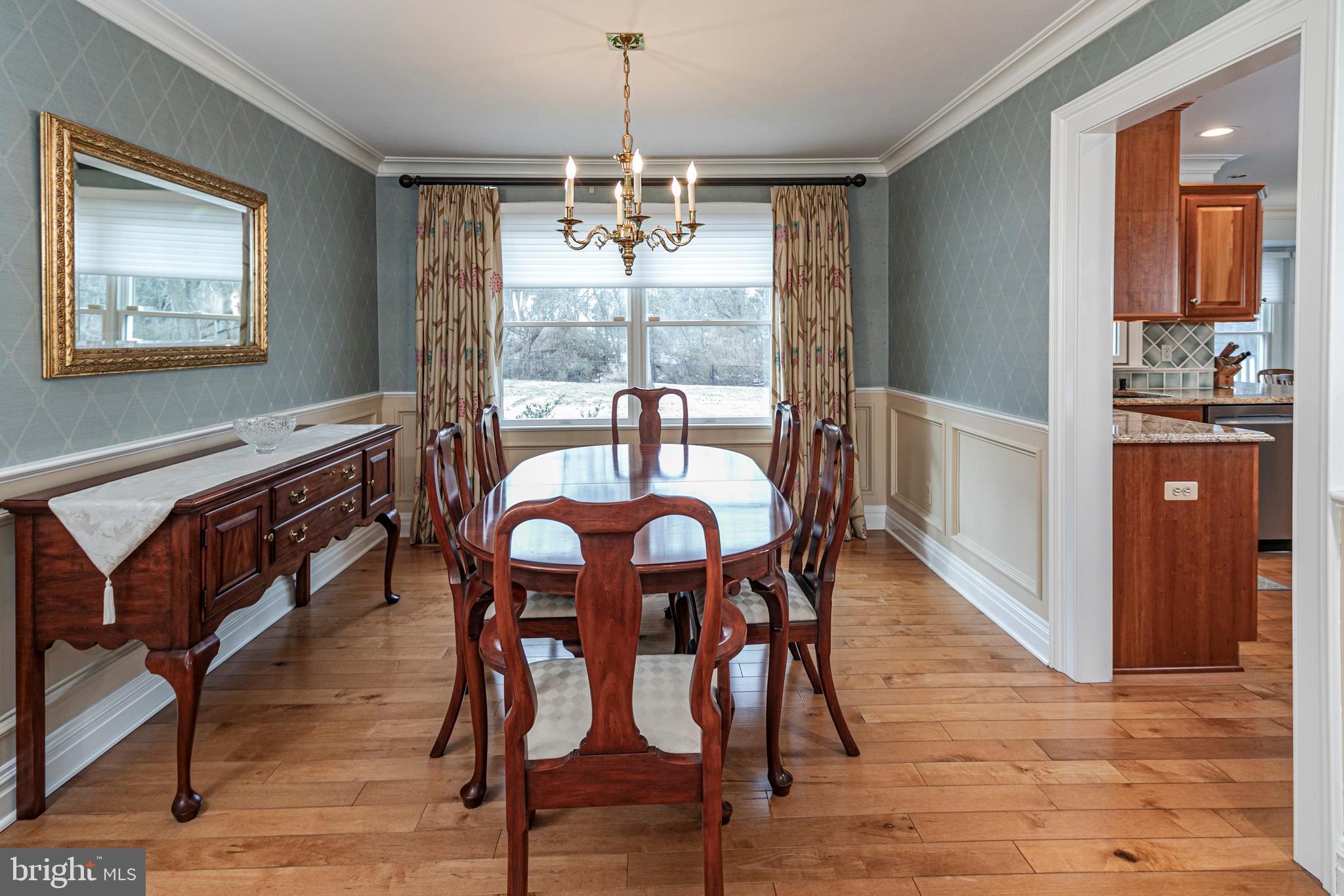 6 Nelson Ridge Road Princeton, NJ 08540 - Photo 10 of 41 a view of a dining room with furniture window and wooden floor