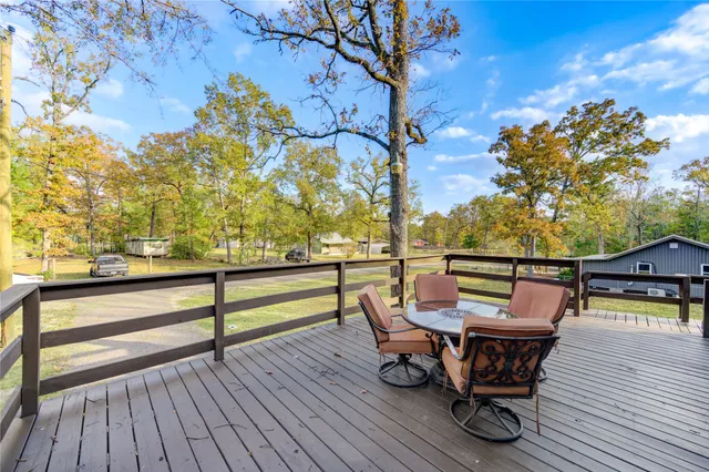 a view of outdoor sitting area with furniture