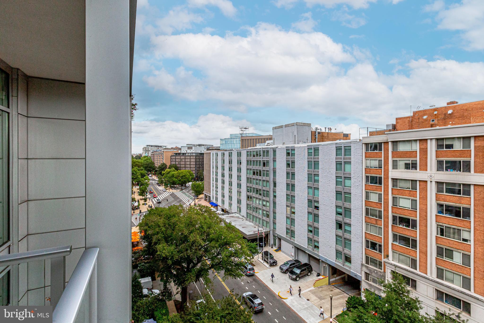 1177 22nd Street Northwest, Unit 7G Washington, DC 20037 - Photo 15 of 33 Second Private Balcony off of Owner's Suite