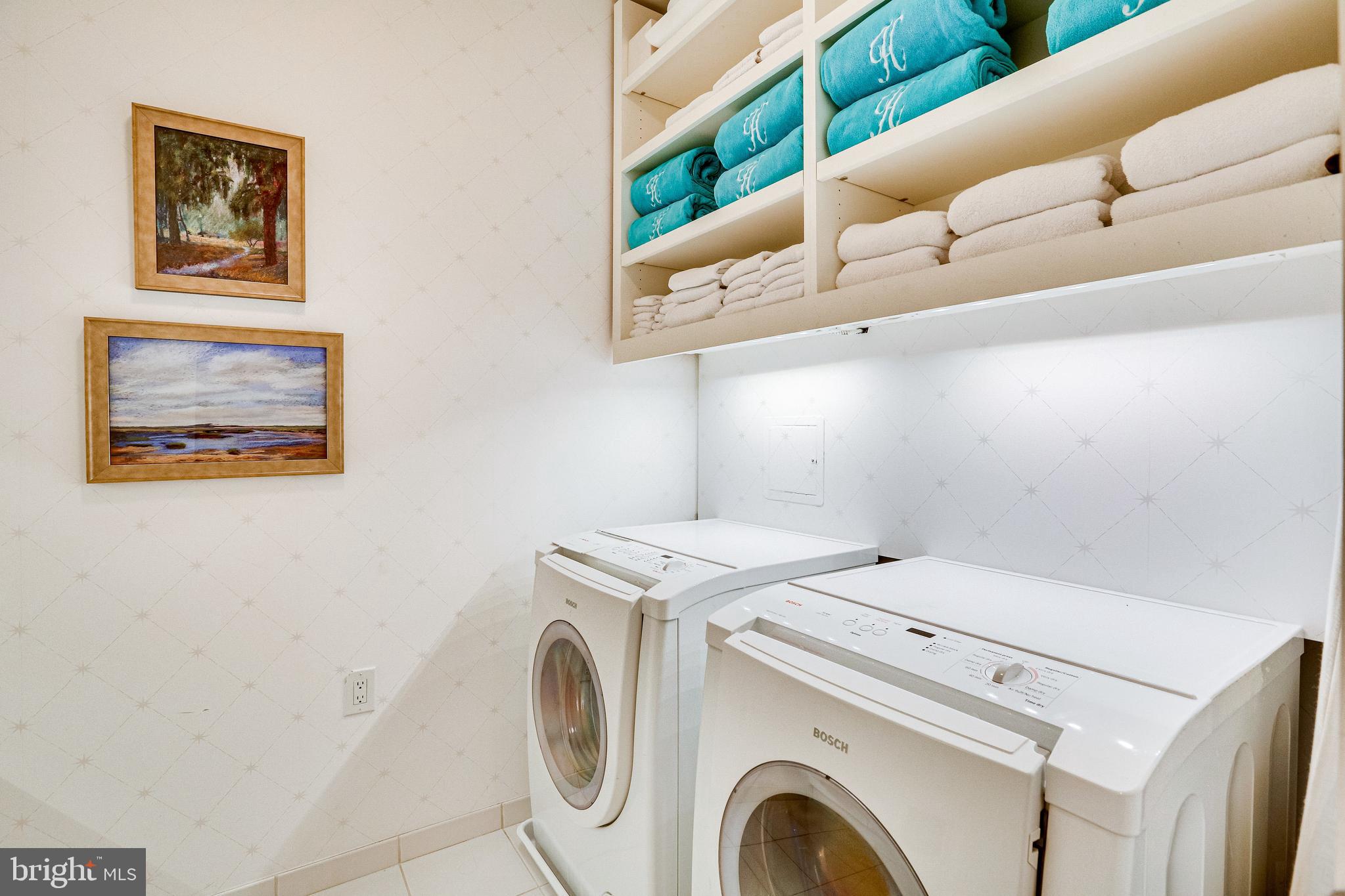 1177 22nd Street Northwest, Unit 7G Washington, DC 20037 - Photo 19 of 33 Laundry Room with built-ins