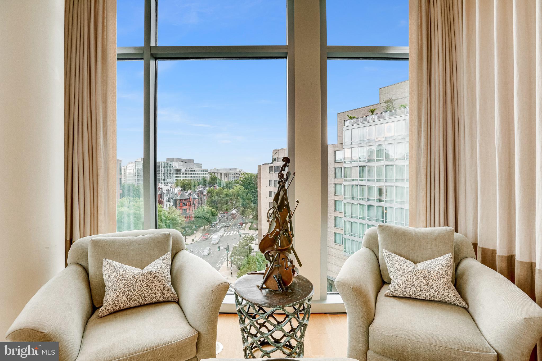 1177 22nd Street Northwest, Unit 7G Washington, DC 20037 - Photo 5 of 33 Views of Washington Circle from Living Room