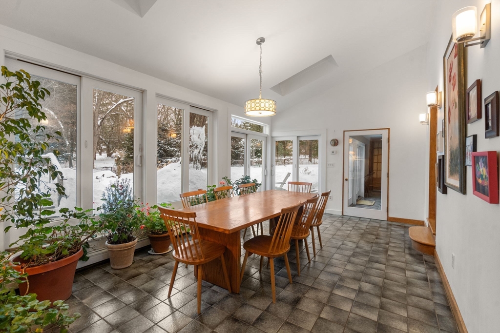 26 Jeffrey Road Wayland, MA 01778 - Photo 14 of 40 a view of a dining room with furniture window and wooden floor