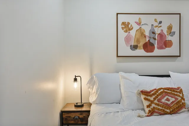 a close up of a painting on the wall