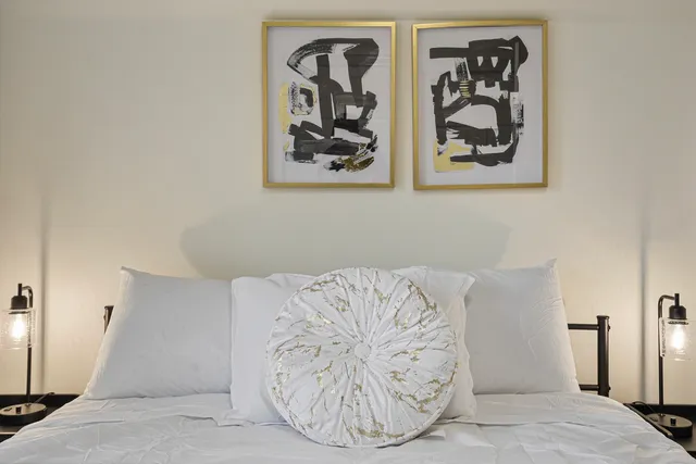 a view of wooden floor in a bedroom