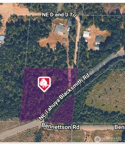 a aerial view of a house