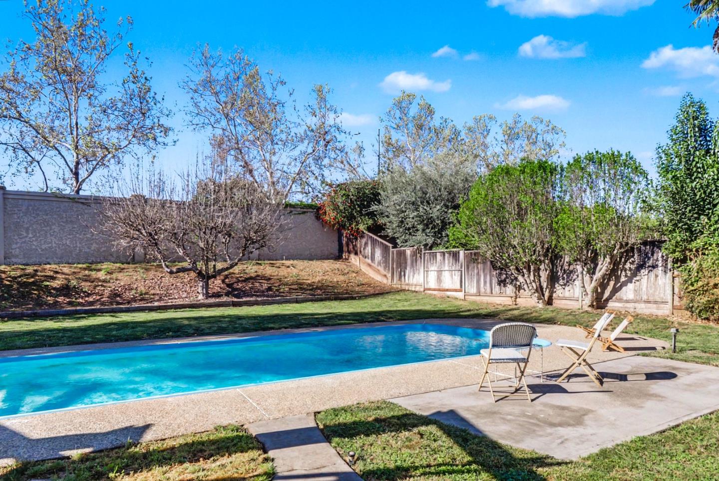 6455 Kensington Place Gilroy, CA 95020 - Photo 25 of 32 a view of a lake with a yard and sitting area