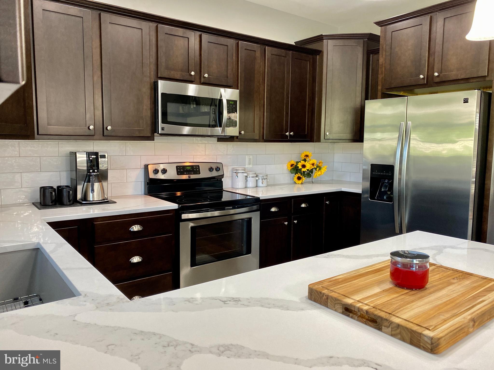 900 South Hayfield Road Winchester, VA 22602 - Photo 28 of 53 Kitchen with Quartz Countertops