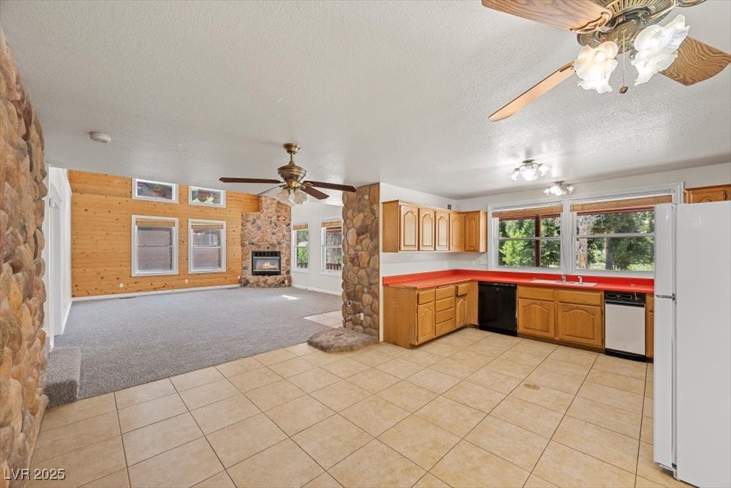 360 Echo Road Mount Charleston, NV 89124 - Photo 8 of 75 Kitchen provides ample workspace + plenty of cabinet storage.