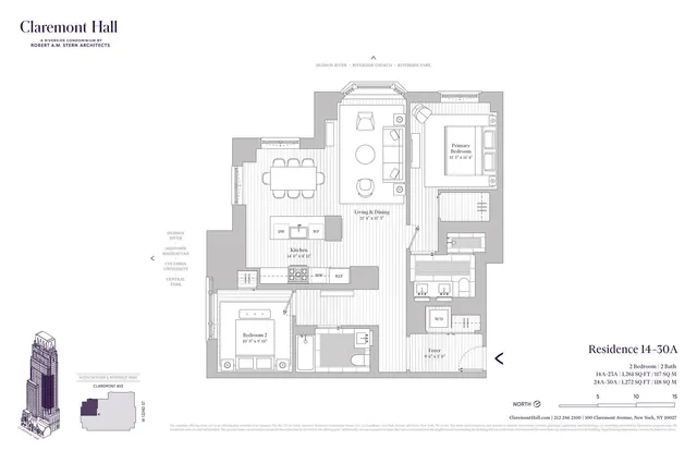 $2,575,000 | 100 Claremont Avenue, Unit 24A | Morningside Heights