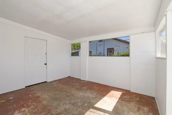 a view of an empty room