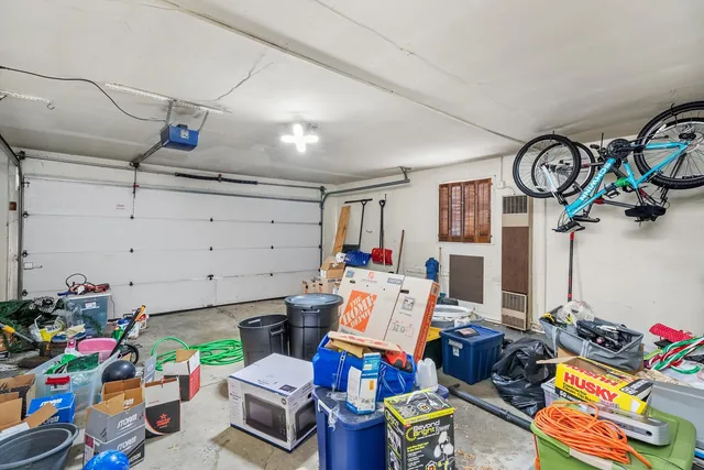 a view of storage and utility room
