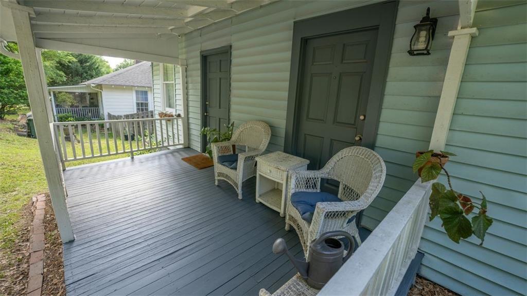 2881 Parrott Avenue Northwest Atlanta, GA 30318 - Photo 27 of 32 a deck view with a seating space