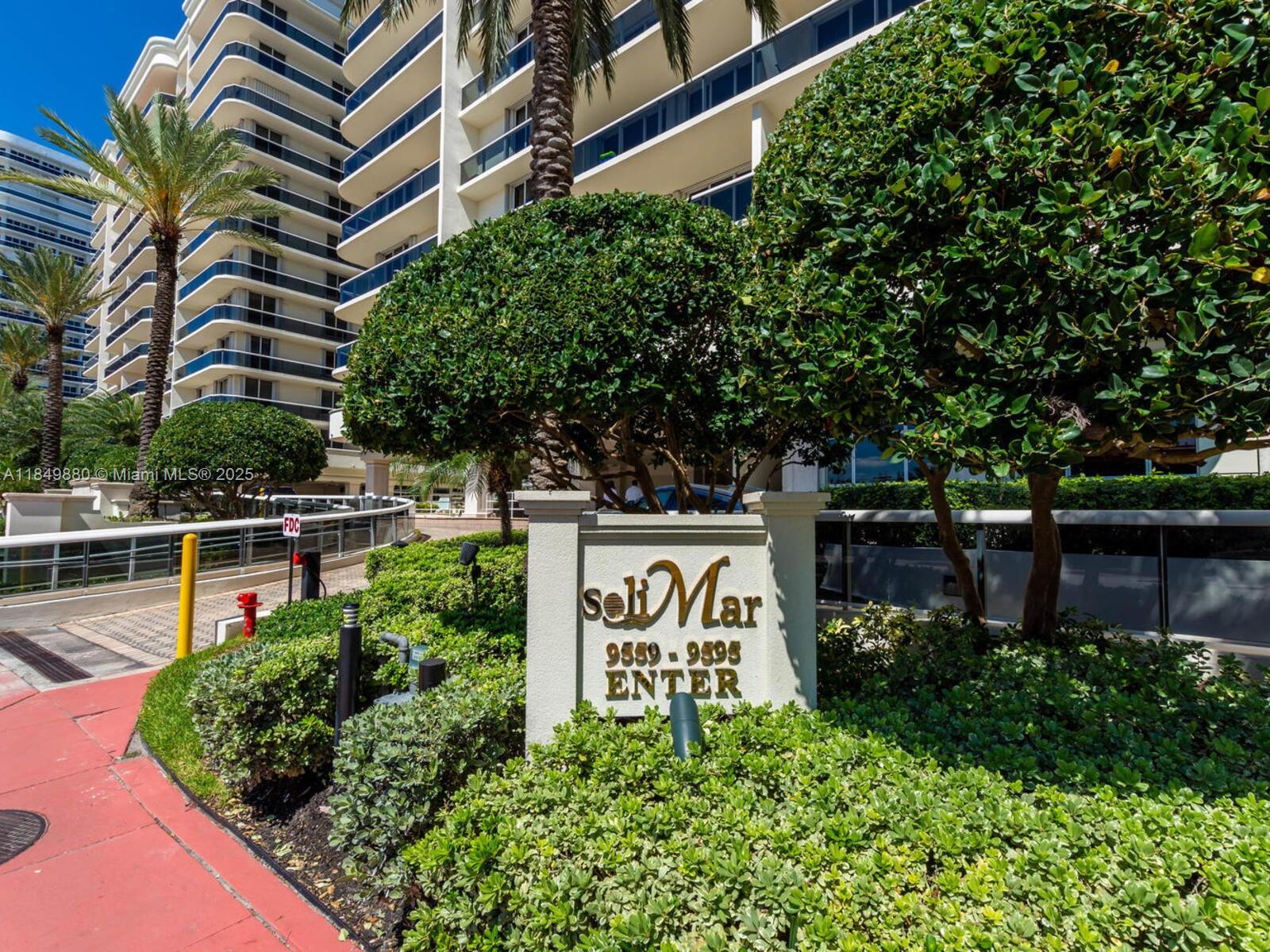 9595 Collins Avenue, Unit N7D Surfside, FL 33154 - Photo 5 of 32 a sign on the side of a building