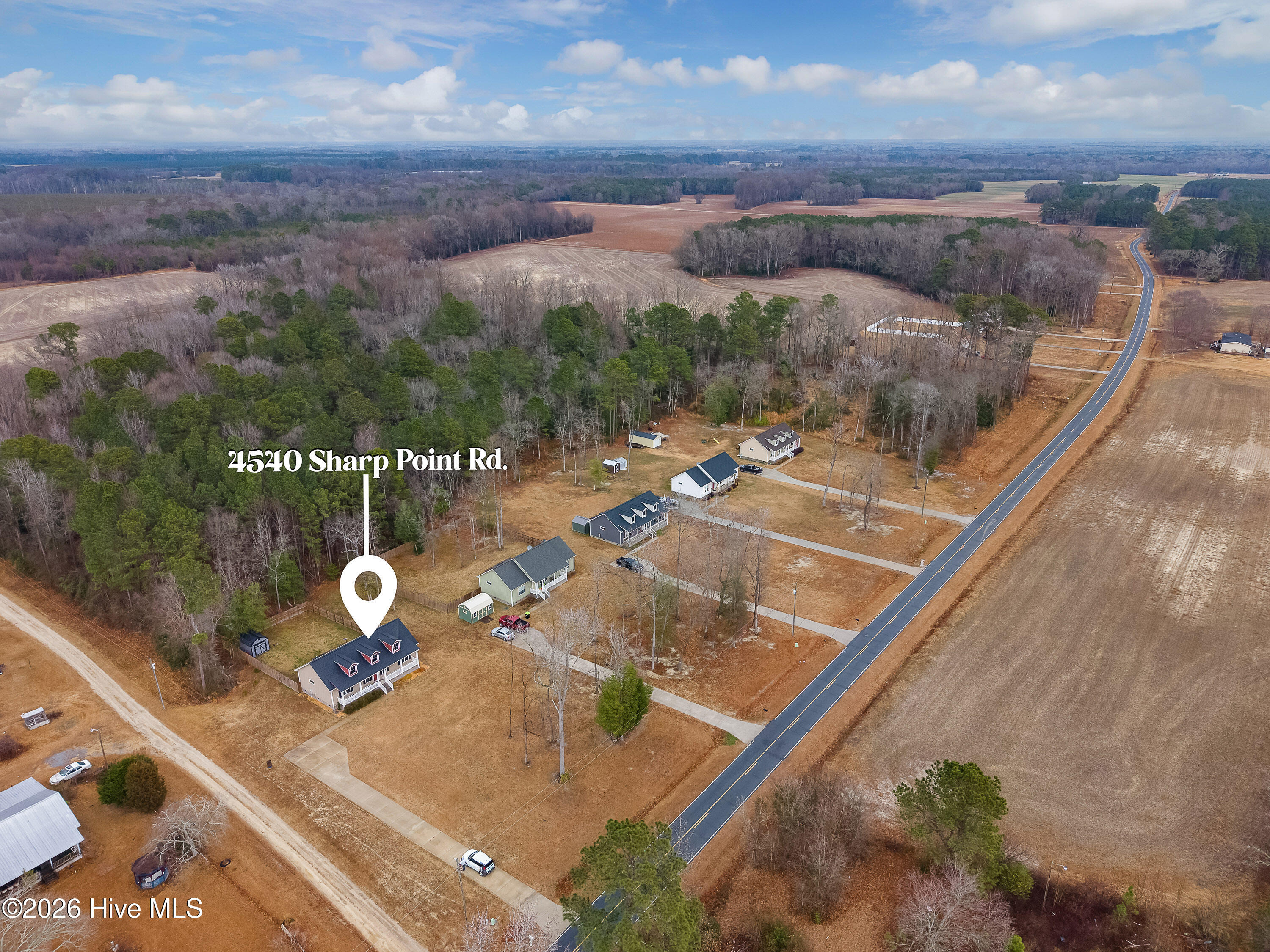 4540 Sharp Point Road Fountain, NC 27829 - Photo 16 of 24 Aerial View