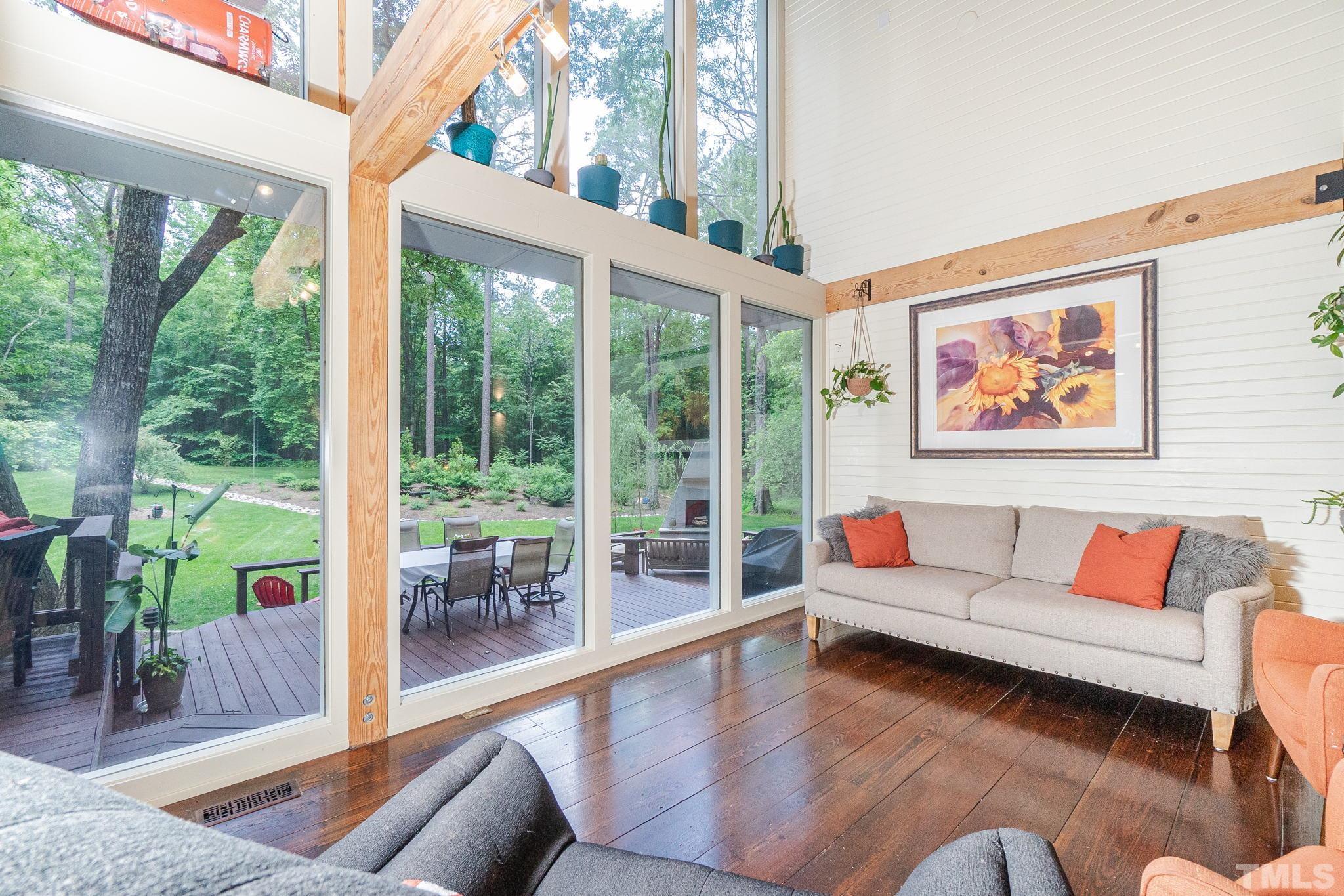 5215 Friends School Road Durham, NC 27705 - Photo 11 of 39 a living room with furniture and a large window
