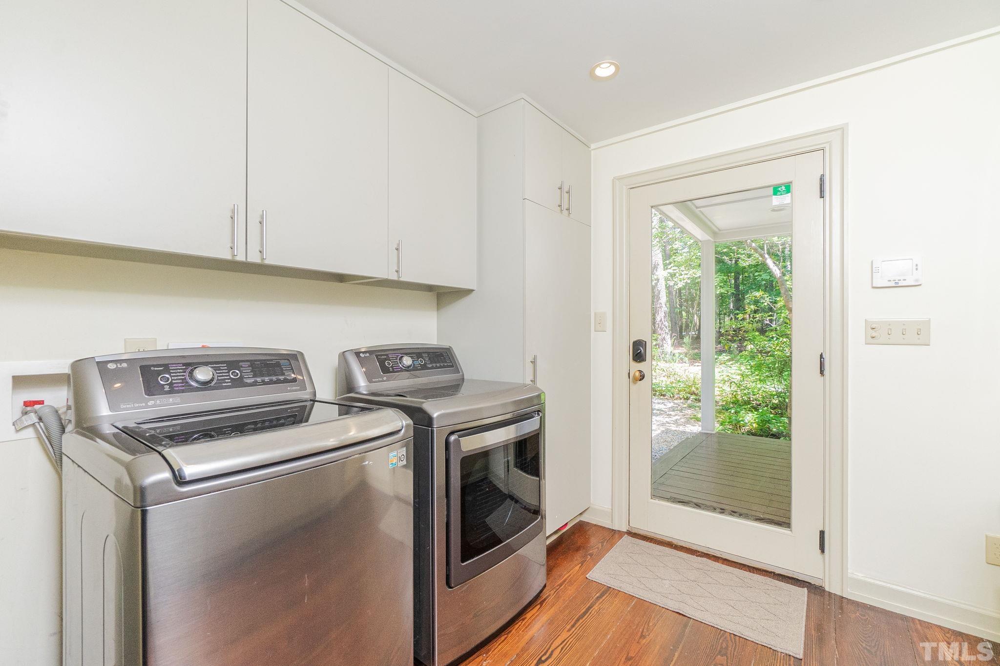 5215 Friends School Road Durham, NC 27705 - Photo 20 of 39 a utility room with dryer and washer