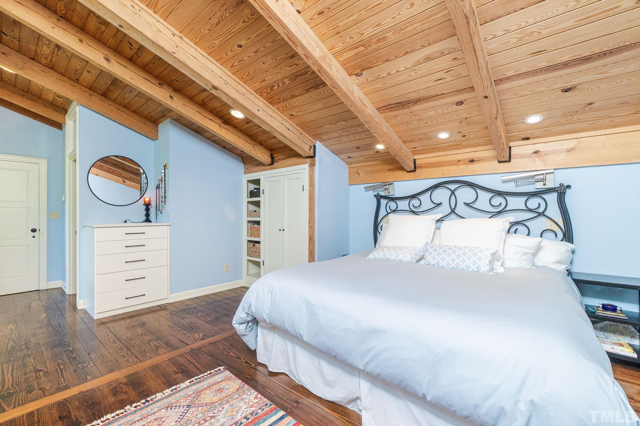 5215 Friends School Road Durham, NC 27705 - Photo 26 of 39 a bedroom with a bed and a closet