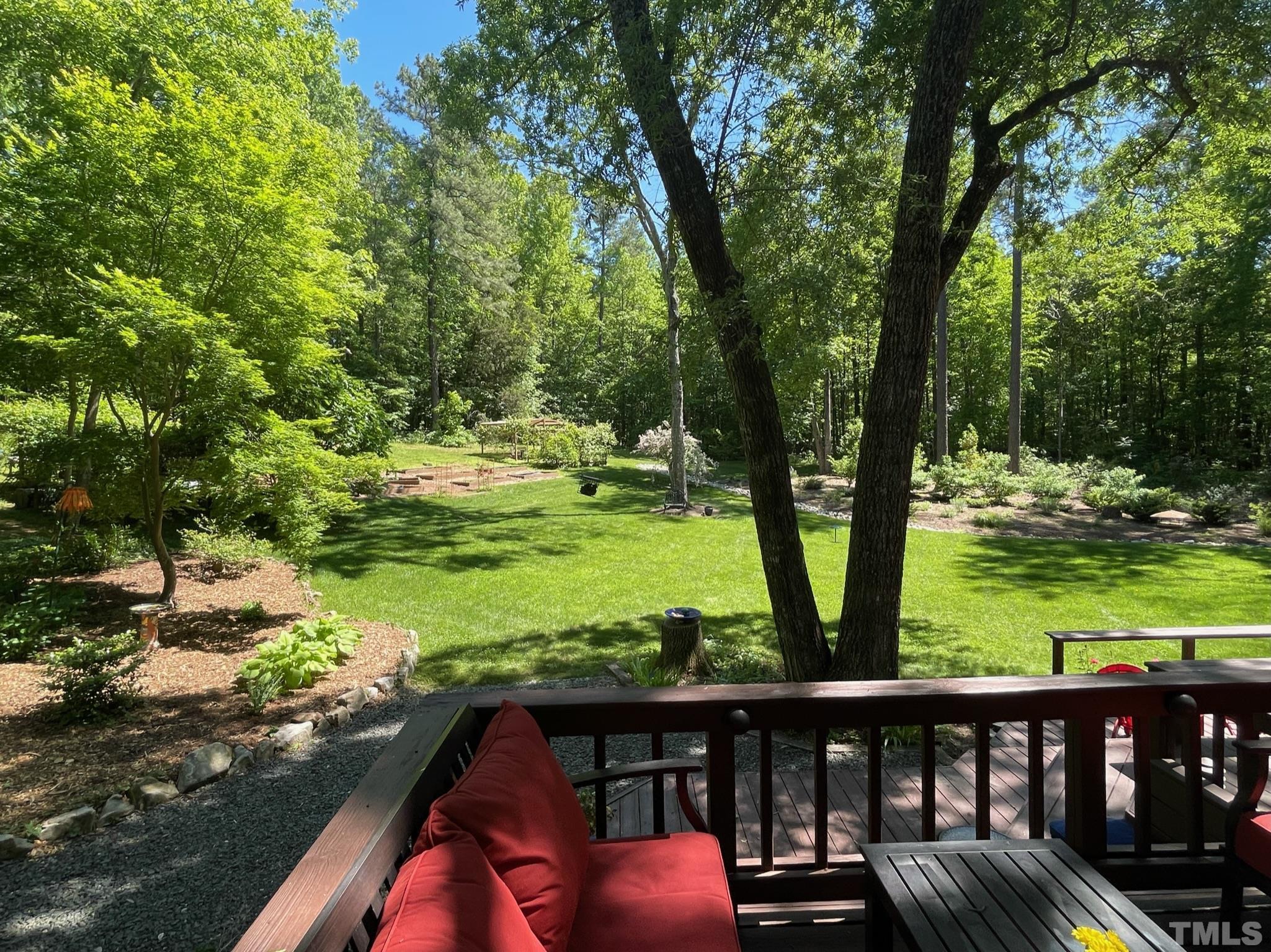 5215 Friends School Road Durham, NC 27705 - Photo 36 of 39 a view of a balcony with lake view