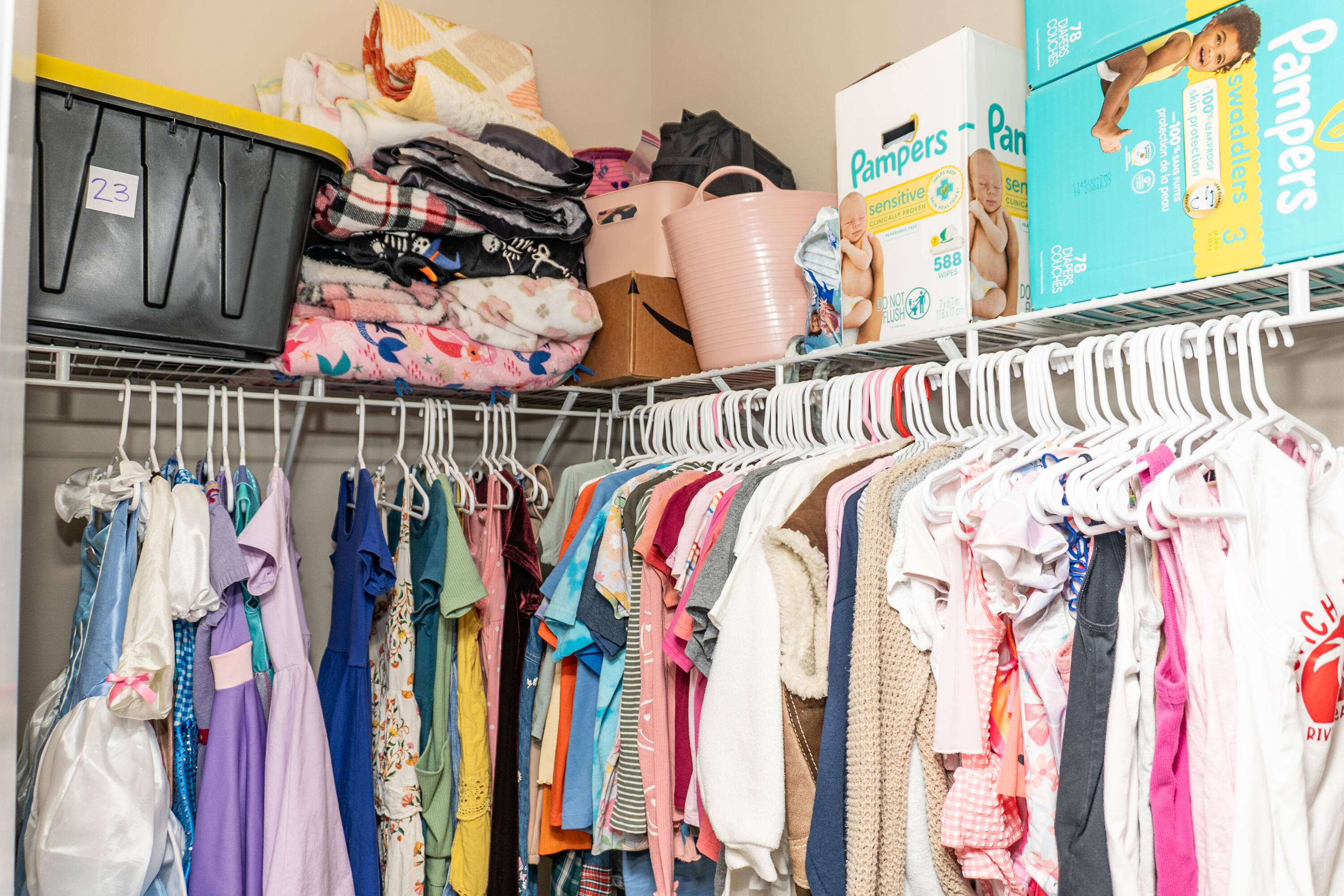 4517 Beth Circle Crestview, FL 32539 - Photo 35 of 45 a view of walk in closet with clothes