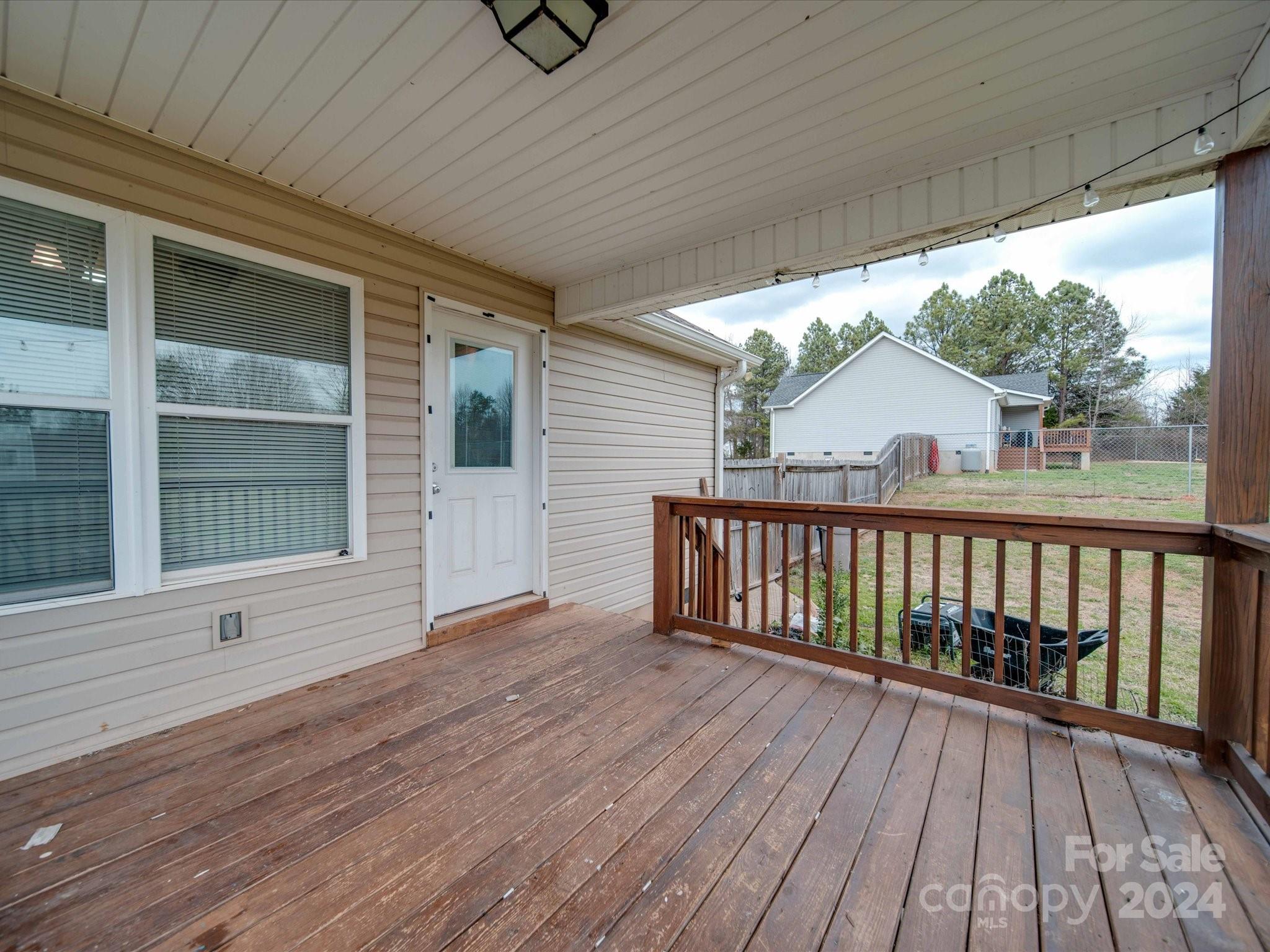 345 Springlake Road York, SC 29745 - Photo 3 of 17 a view of a wooden deck