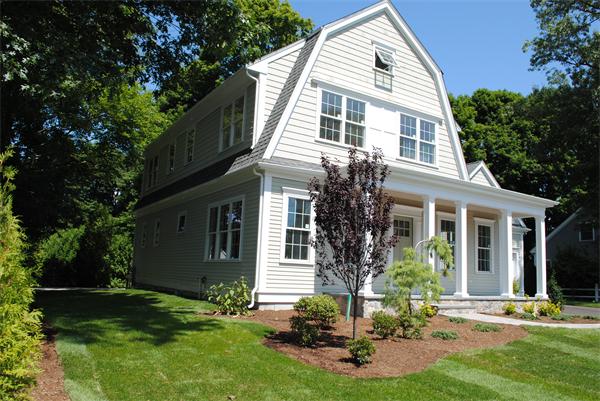 19 MacArthur Road Wellesley, MA 02482 - Photo 4 of 10 front view of a house with a yard