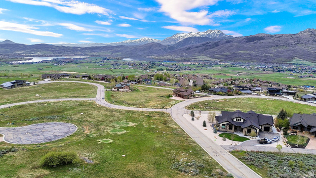 3722 Porcupine Ridge Drive, Unit 105 Eden, UT 84310 - Photo 21 of 22 Aerial view of residential area with a mountain backdrop