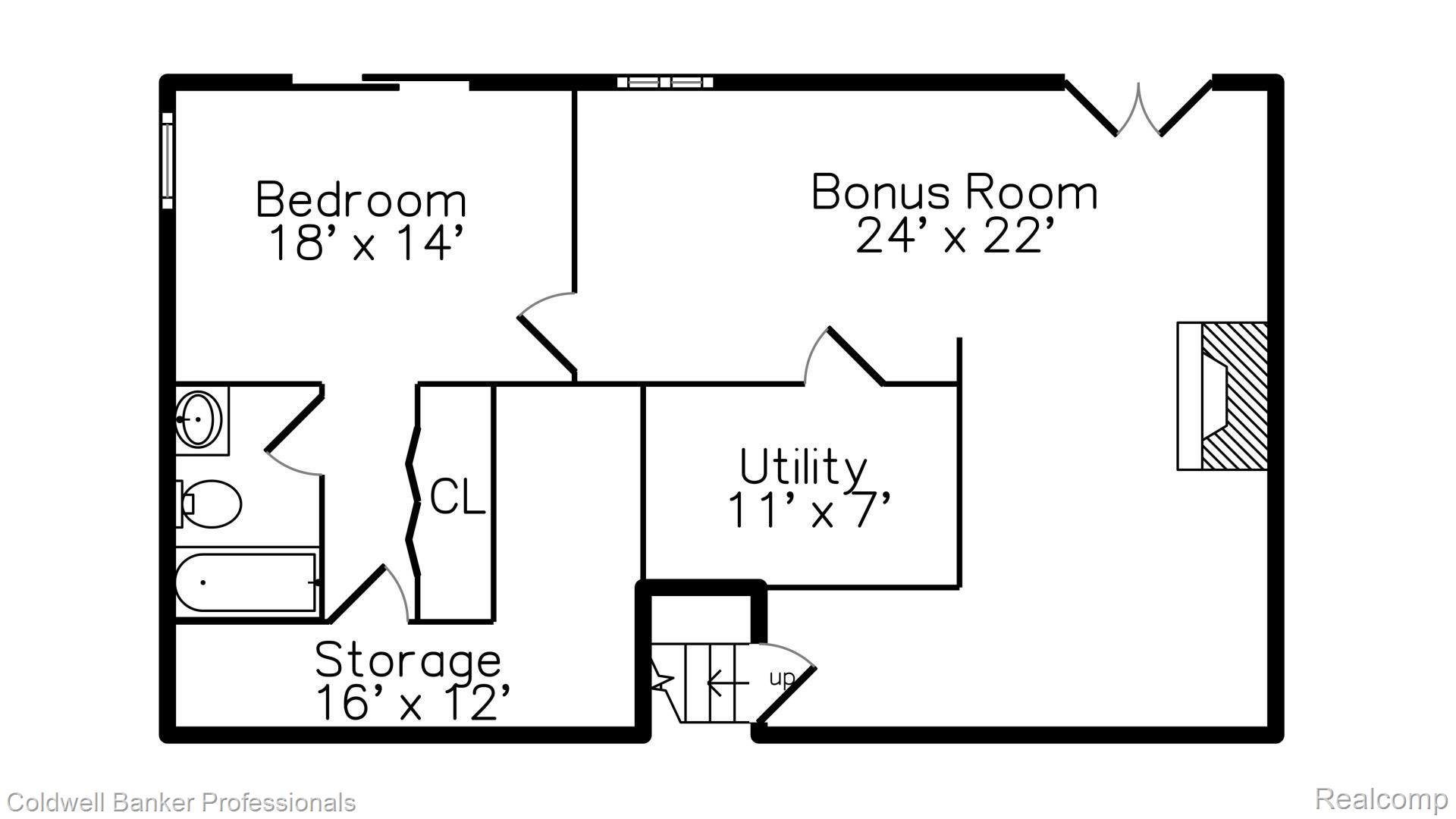 83 Eagle Ridge Road Lake Orion, MI 48360 - Photo 42 of 43 Basement Floor Plan
