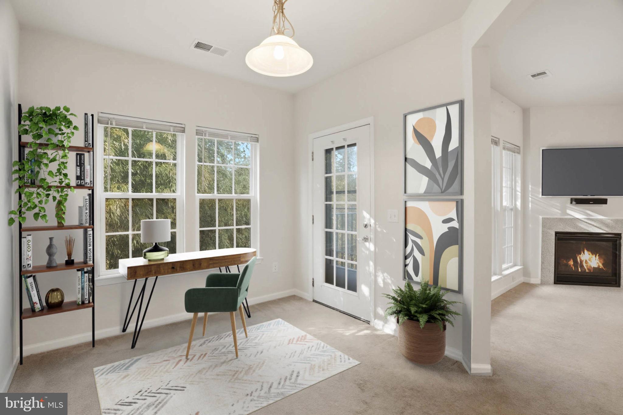 1622 Hardwick Court, Unit 202 Hanover, MD 21076 - Photo 14 of 60 Bright and inviting home office space.