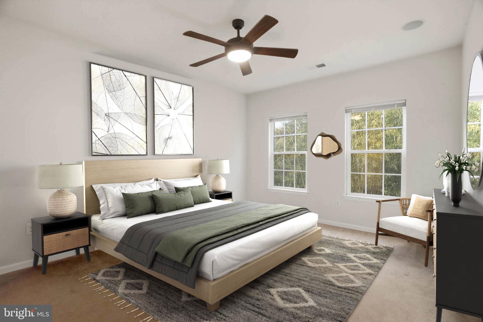 1622 Hardwick Court, Unit 202 Hanover, MD 21076 - Photo 20 of 60 Serene bedroom with natural light.