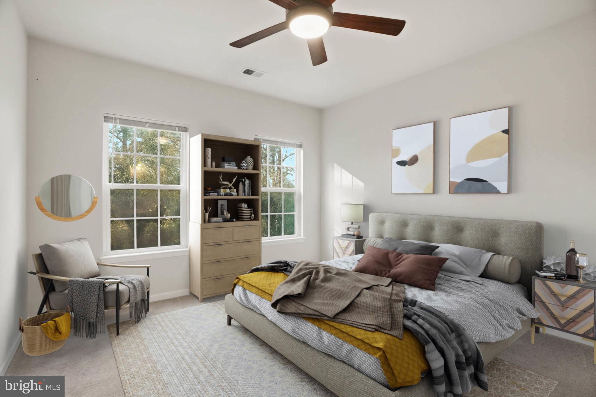 1622 Hardwick Court, Unit 202 Hanover, MD 21076 - Photo 27 of 60 Serene bedroom with natural light.