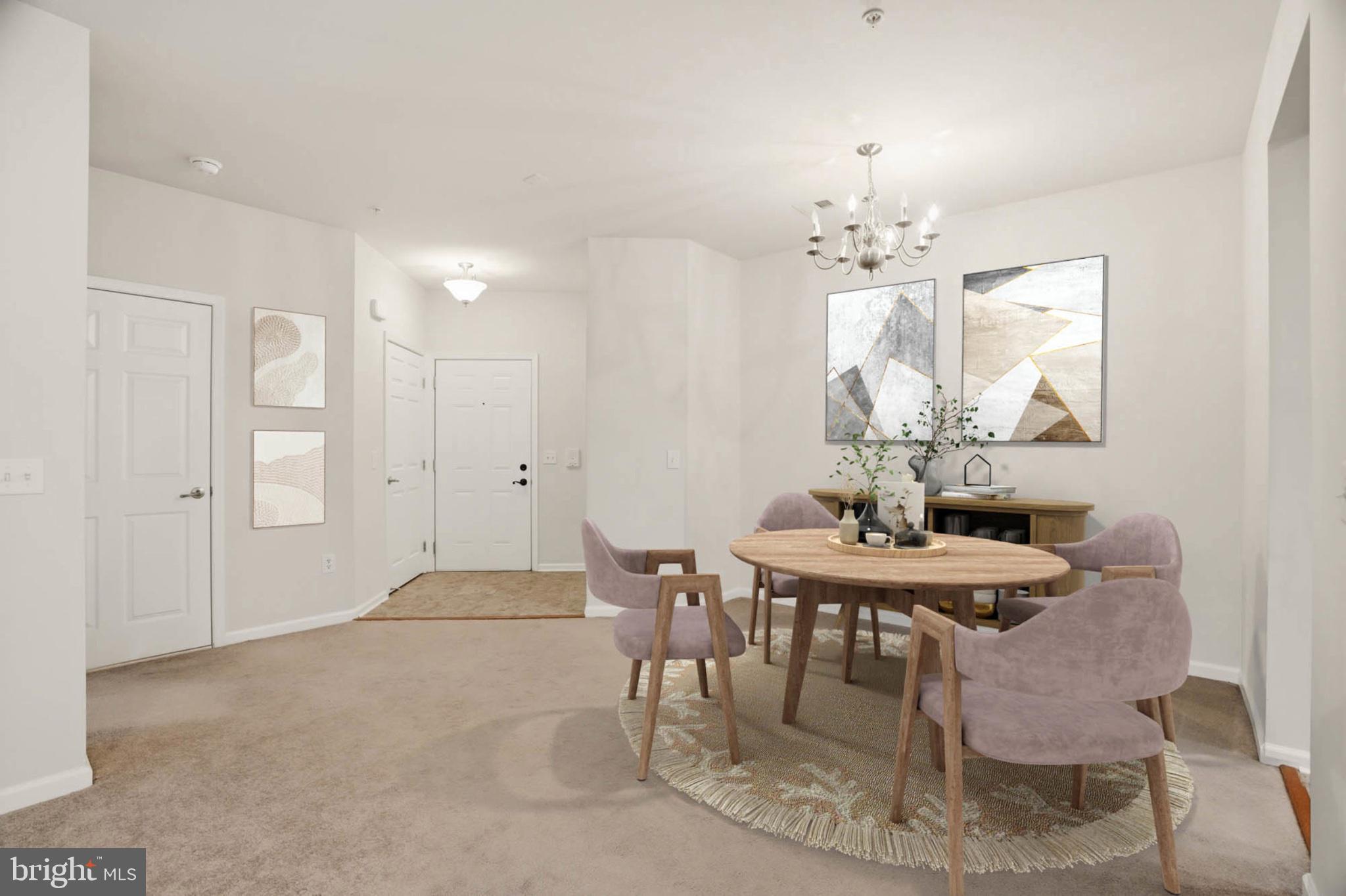 1622 Hardwick Court, Unit 202 Hanover, MD 21076 - Photo 6 of 60 Inviting dining space with modern art.