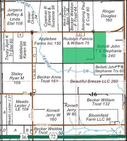 Sangamon Morgan County Road, Alexander, IL 62601