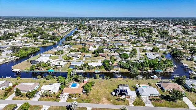 an aerial view of a city with lots of residential buildings
