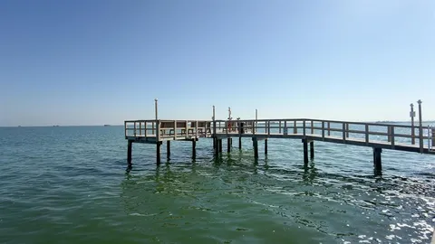 an aerial view of a house with a lake view