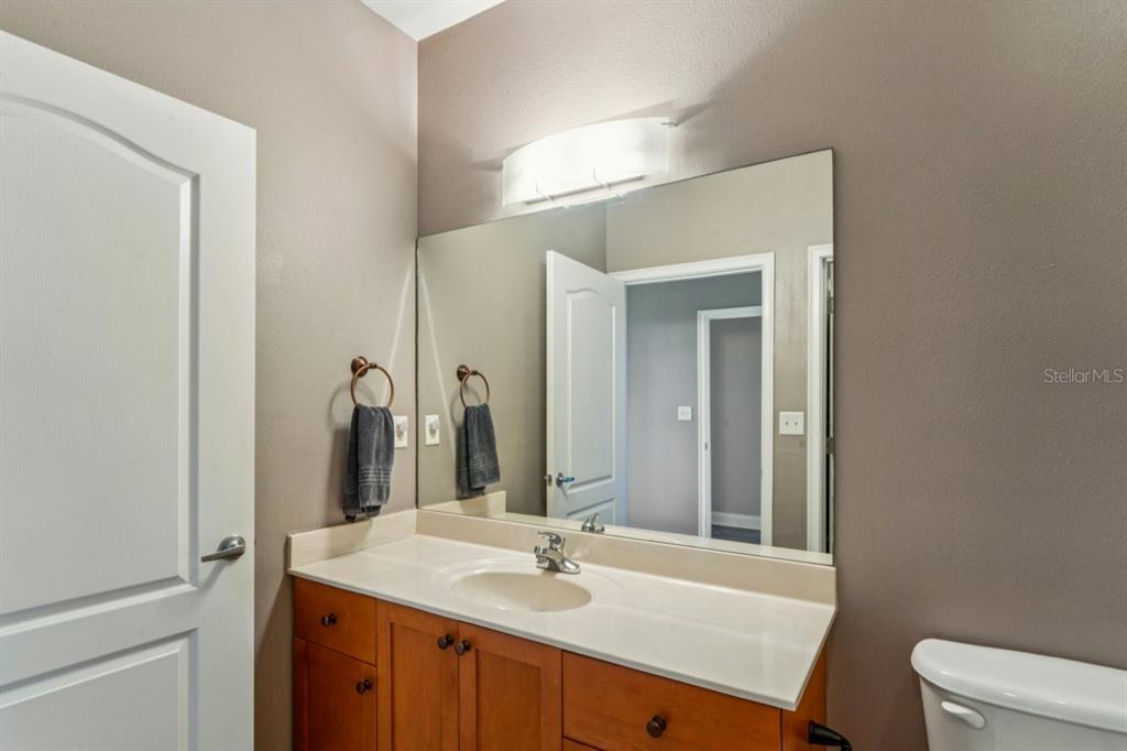 6319 Sunset Bay Circle Apollo Beach, FL 33572 - Photo 54 of 87 a bathroom with a sink vanity and a mirror