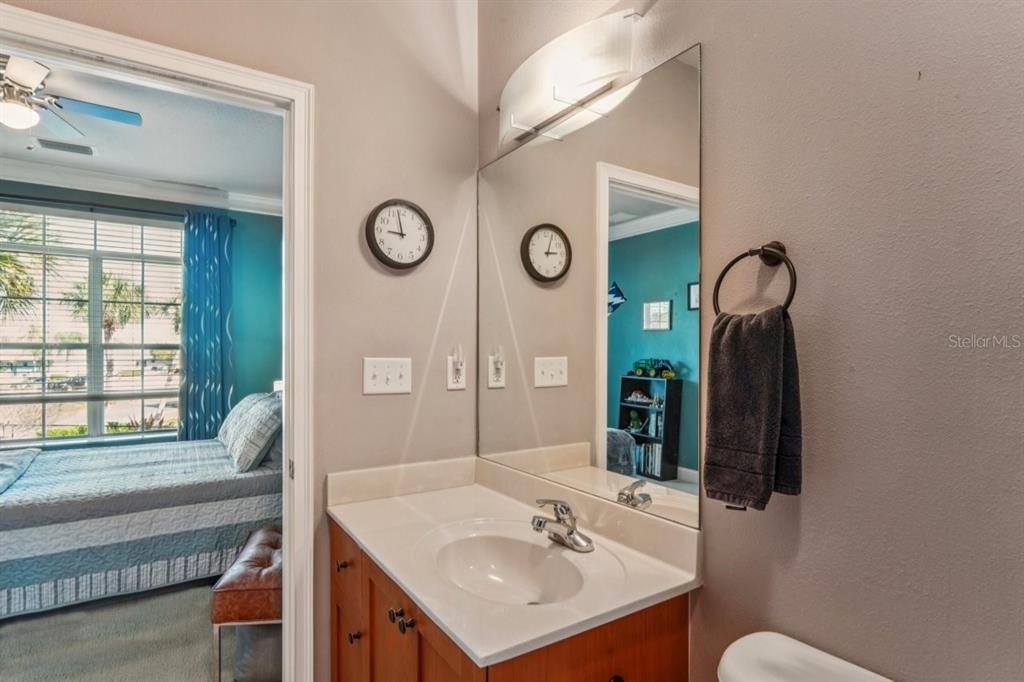 6319 Sunset Bay Circle Apollo Beach, FL 33572 - Photo 57 of 87 a bathroom with a sink vanity and a mirror