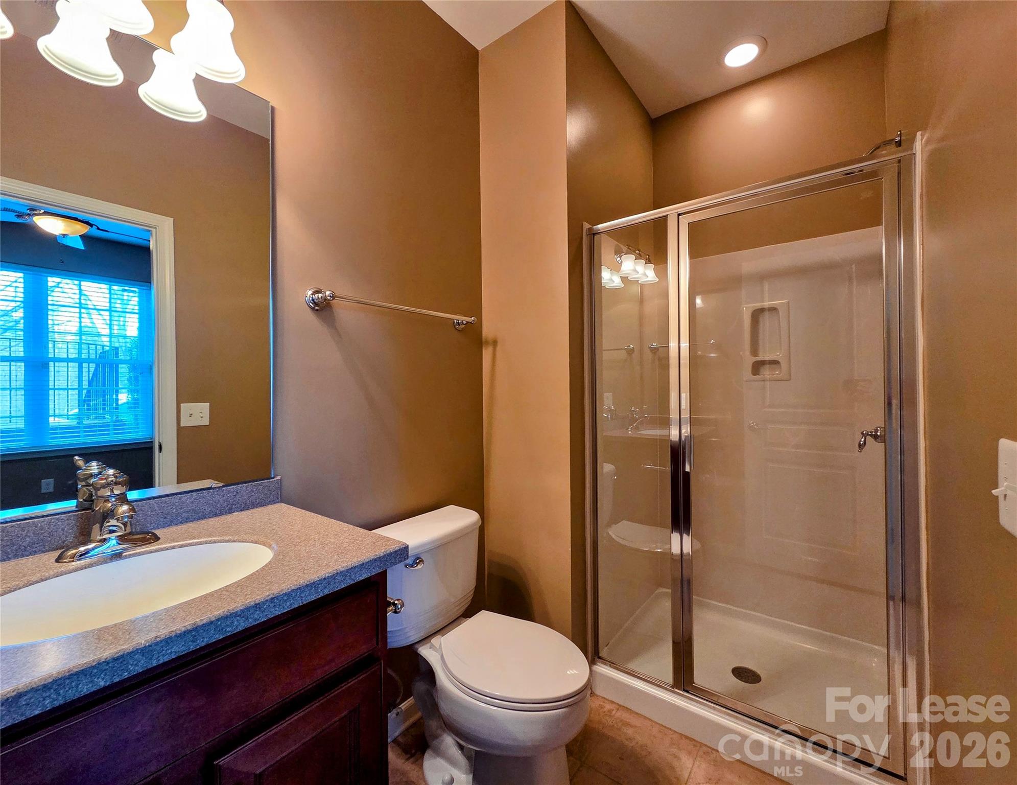 1114 Drayton Court Fort Mill, SC 29708 - Photo 22 of 31 a bathroom with a sink a toilet a mirror and shower