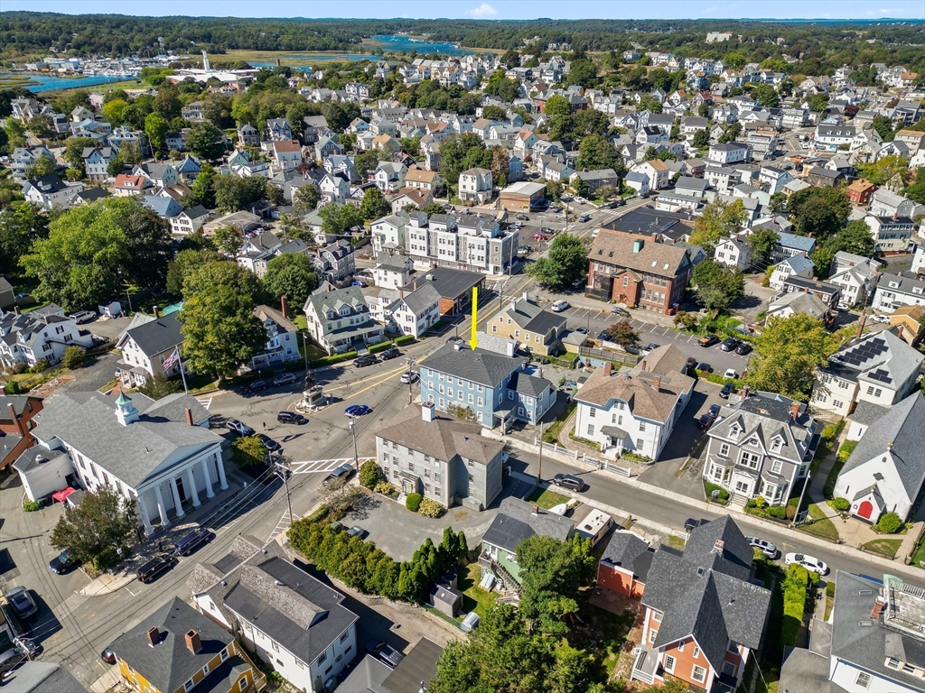 40 Middle Street, Unit 2 Gloucester, MA 01930 - Photo 18 of 21 an aerial view of residential houses with outdoor space