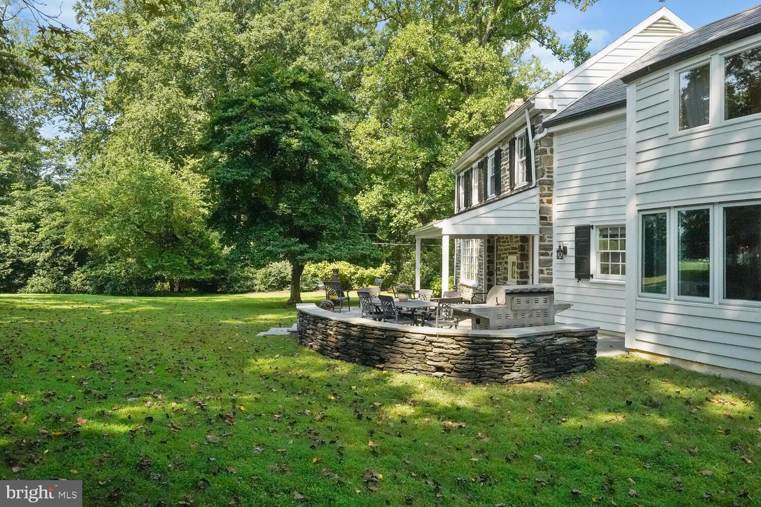 101 Marple Road Haverford, PA 19041 - Photo 36 of 50 Outdoor Flagstone Pation Backs to Golf Course