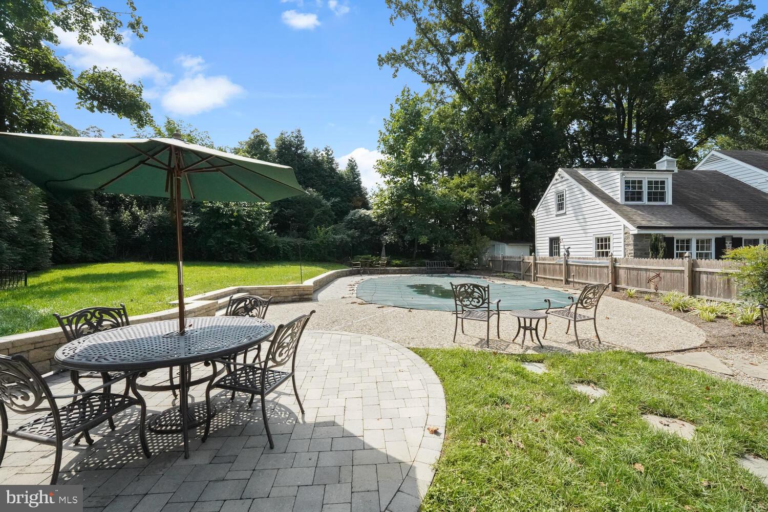101 Marple Road Haverford, PA 19041 - Photo 46 of 50 2nd Patio Overlooks Pool