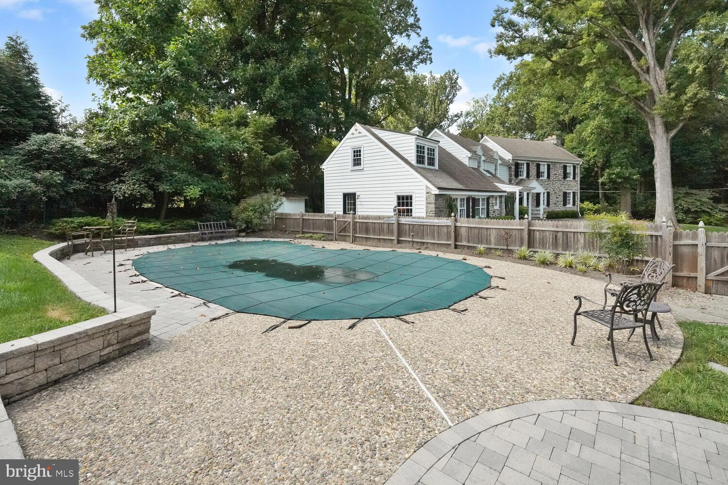 101 Marple Road Haverford, PA 19041 - Photo 47 of 50 2nd Patio Overlooks Pool