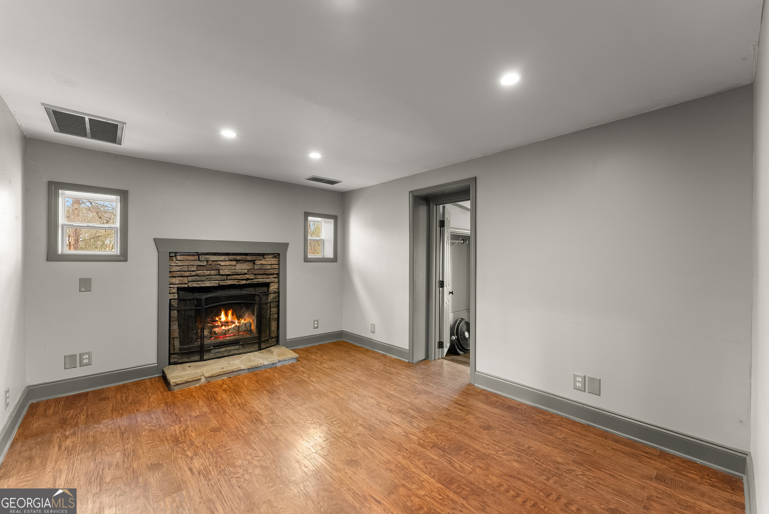 1295 Wall Bridge Loop Clarkesville, GA 30523 - Photo 67 of 76 a view of an empty room with a fireplace