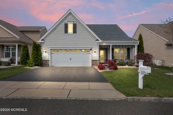 front view of house with a yard