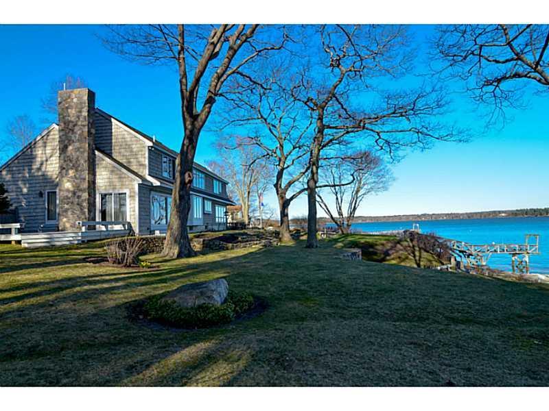 857 Princes Point Road Yarmouth, ME 04096 - Photo 27 of 31 Other. Side view of deck, yard,...